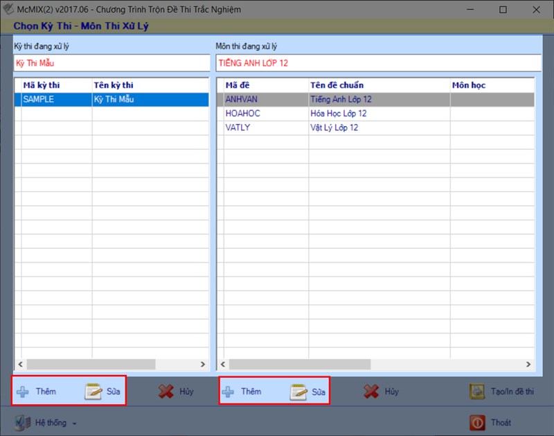 McMix v2022.06A - Phần mềm trộn đi trắc nghiệm